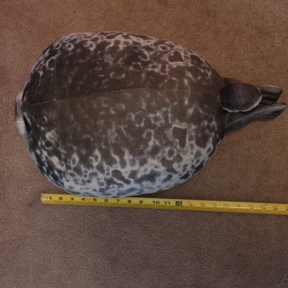 Chubby Blob Seal Plush Pillow Stuffed Animal Plushie Toy Sea Lion Large - Picture 5 of 6
